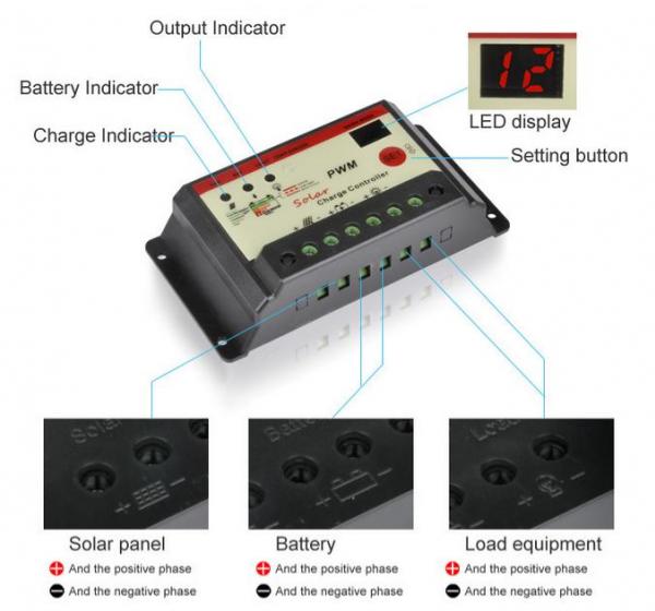Solar Charger Controller 30A (PWM-KTD1230)